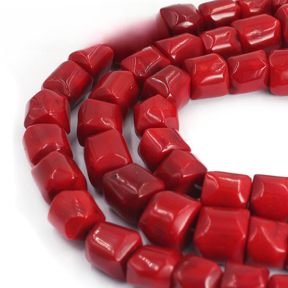 Jewelry Dubai 12-14mm Red / Coral Large Beads Strand 15"