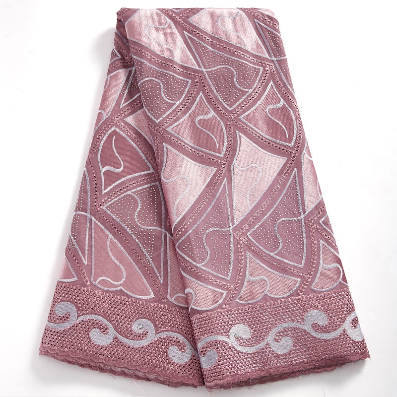 Lace Fabric With Stones