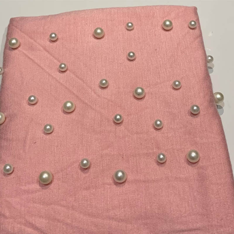 Cotton Turban Hijab Beading Headscarf