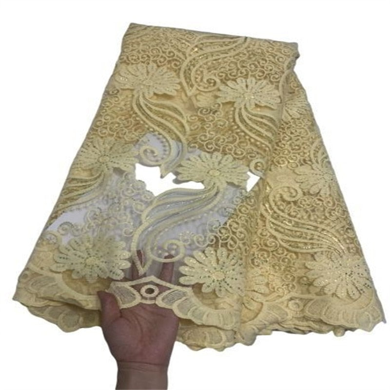 French Lace Fabric 5 Yards
