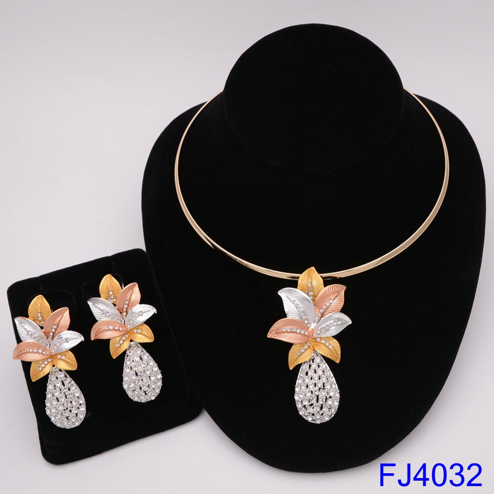 Jewelry Set Dubai Gold Color