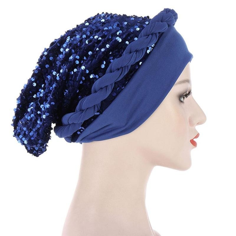 Sequin Turban Twist