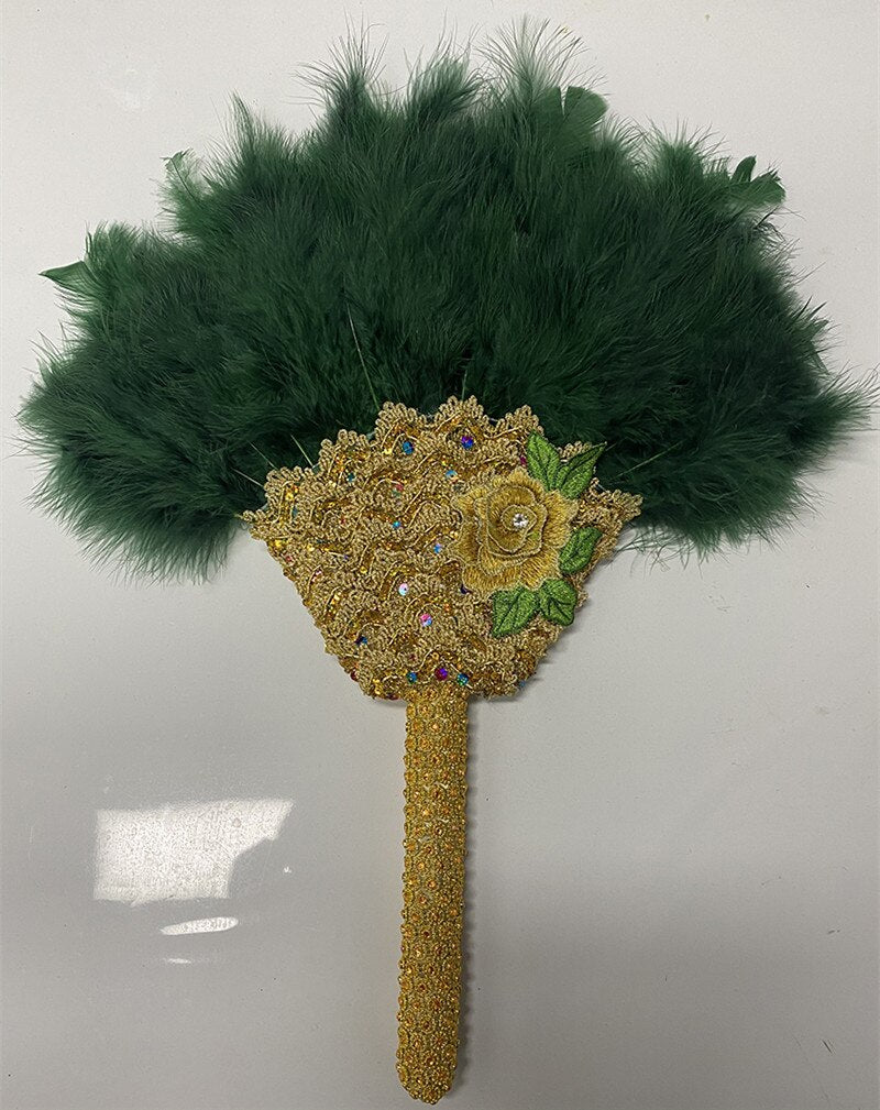 Turkey Feather Fan
