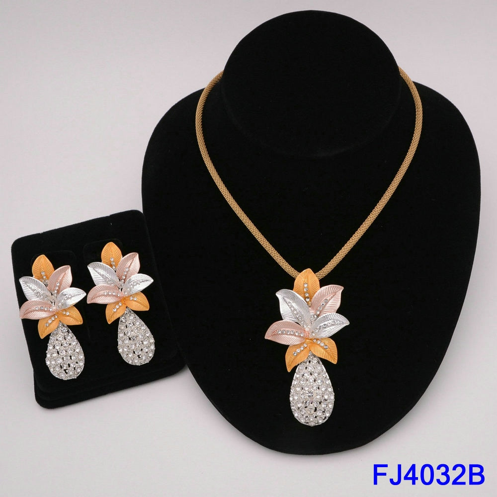 Jewelry Set Dubai Gold Color