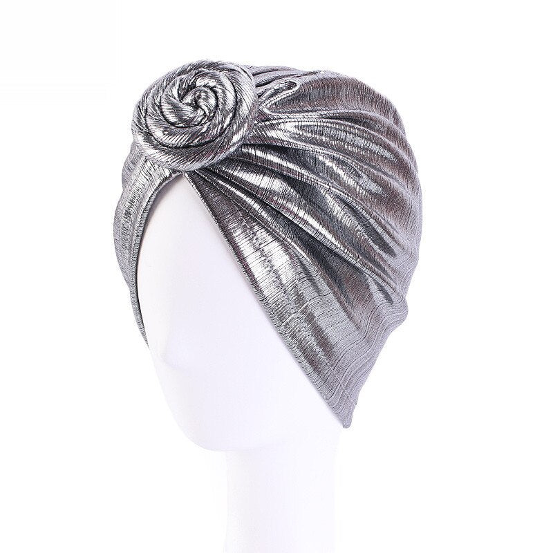 Bronzing retro turban