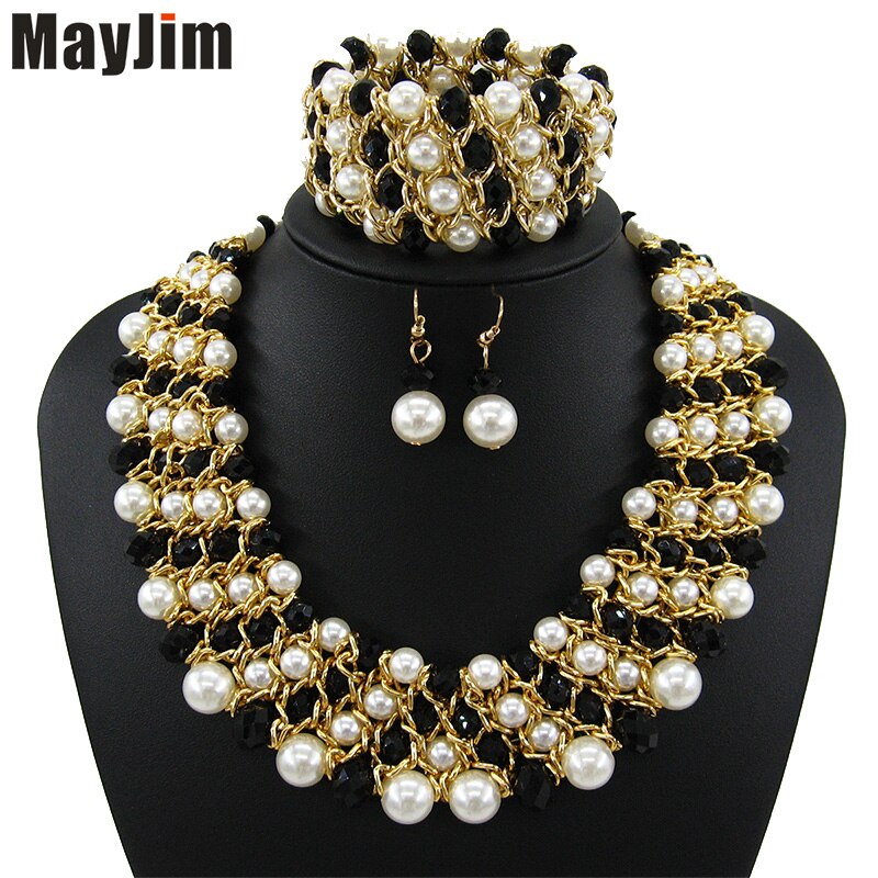 Handmade Beaded Dubai Jewelry sets Vintage