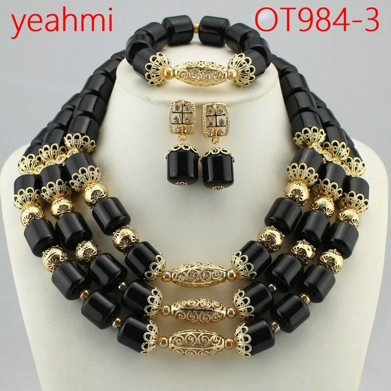 Jewelry Sets Nigerian Wedding Bridal Coral Beads Jewelry Sets