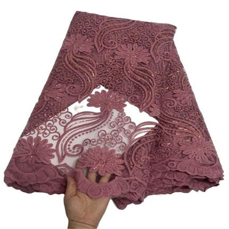 French Lace Fabric 5 Yards