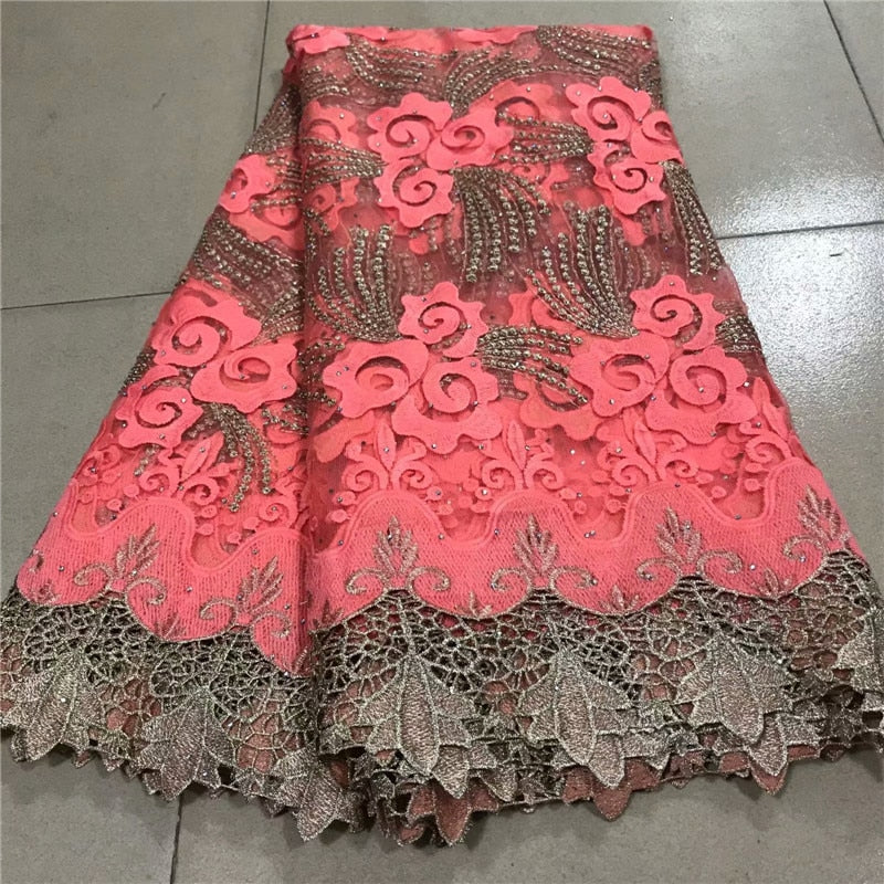 French Lace Fabric 5 Yards