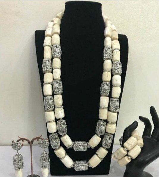 Nigeria Wedding Jewelry Handmade Original Coral African Beads Jewelry Set Gold Dubai Women Costume Jewelry Set Coral Party ABG8