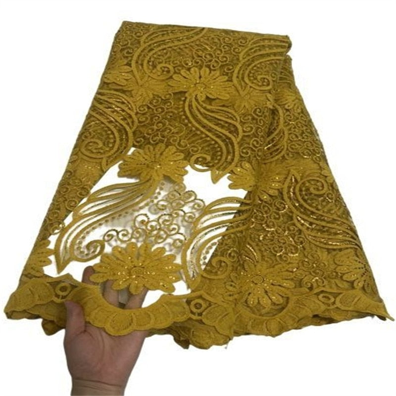 French Lace Fabric 5 Yards