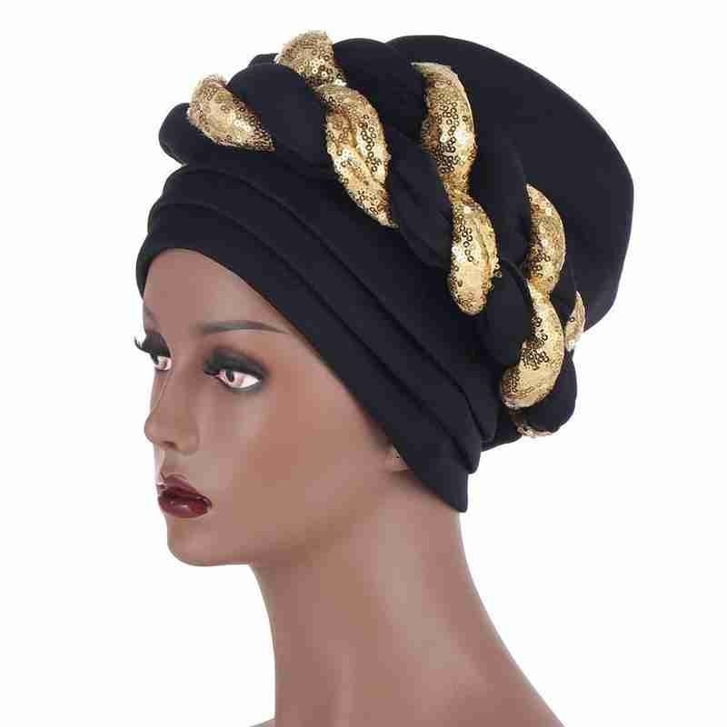 Double Twist Turban Cap