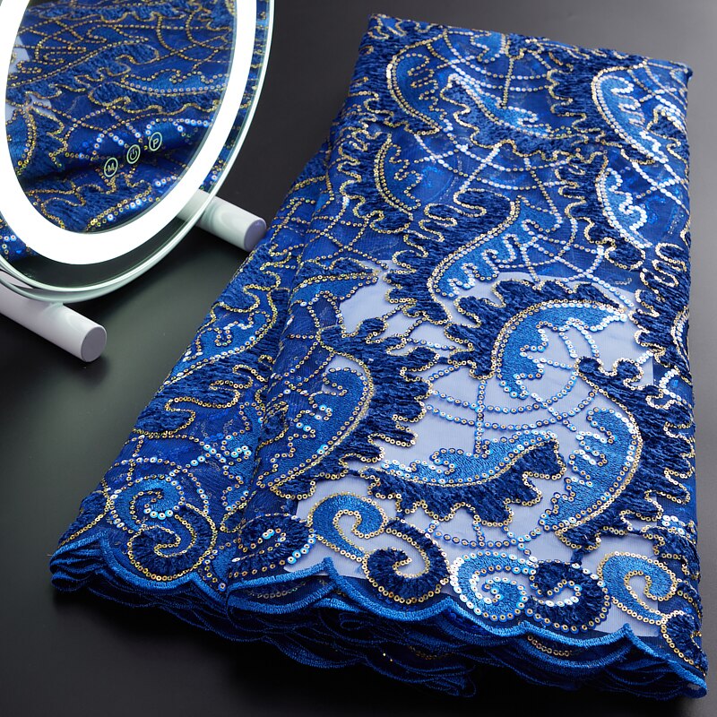 Flower Sequins French Tulle Lace 5 Yards