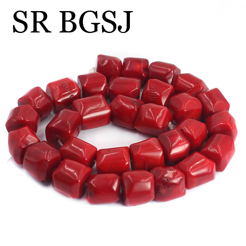 Jewelry Dubai 12-14mm Red / Coral Large Beads Strand 15"