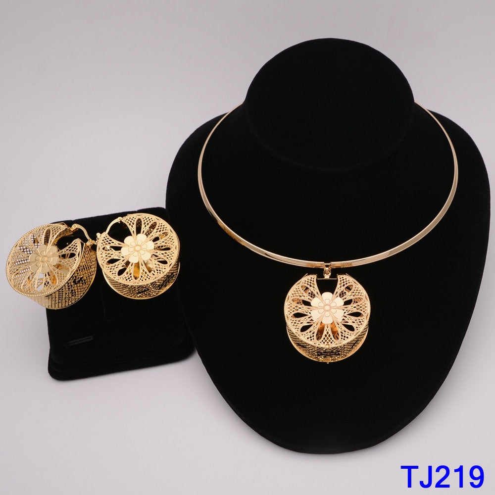 Jewelry Set Dubai Gold Color