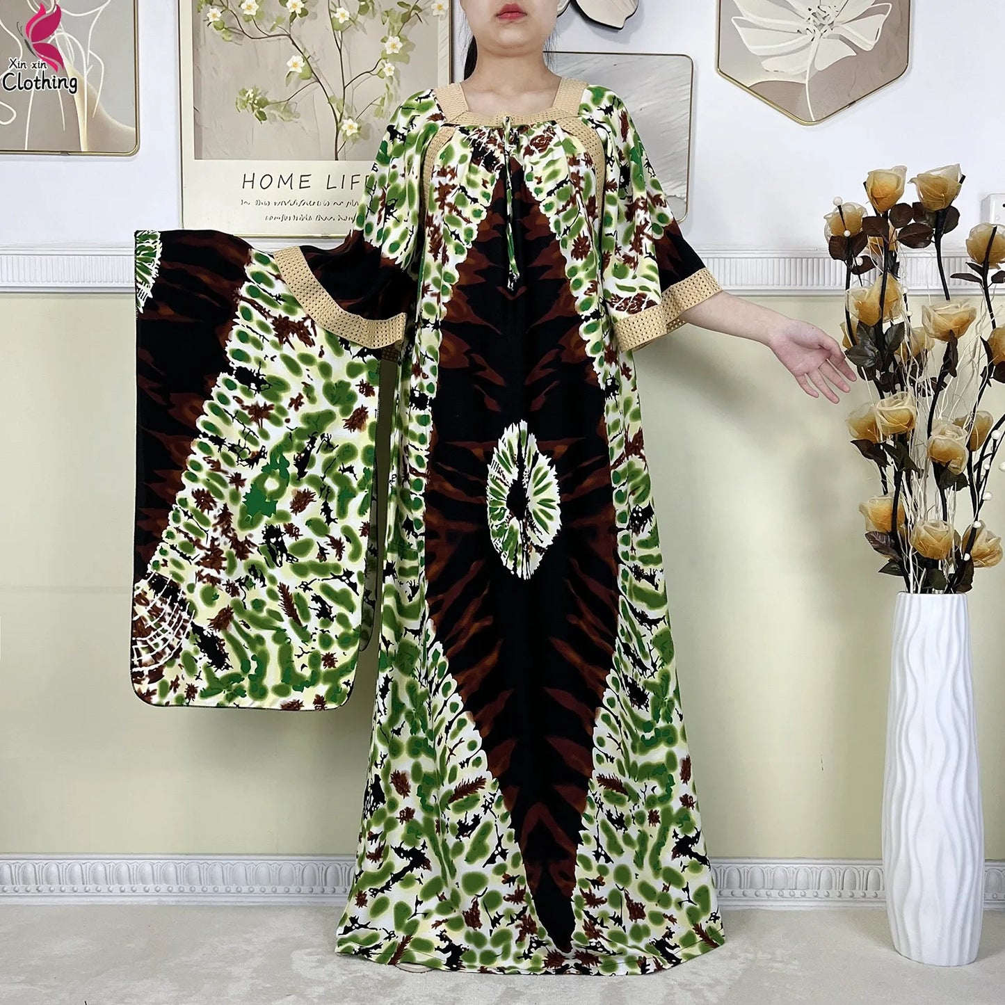Traditional print Kaftan