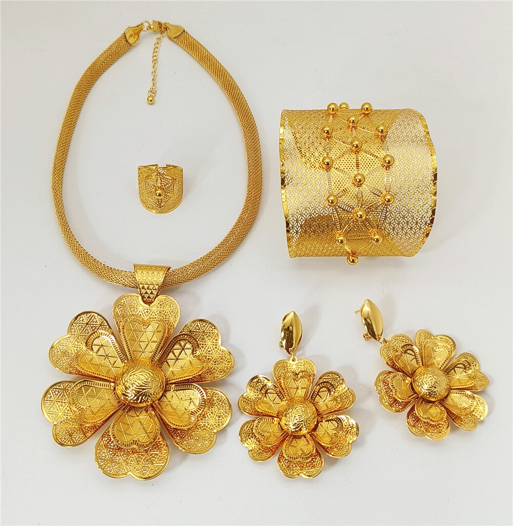 Dubai Gold Jewelry Sets