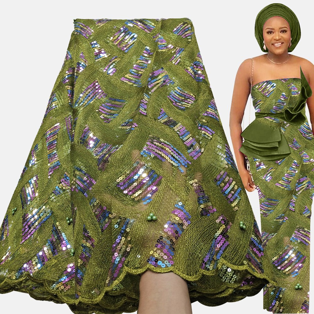 Soft Sequence 5 Yards Sequin French Tulle