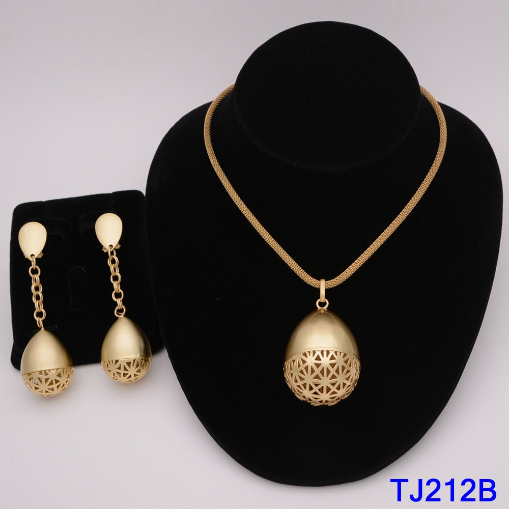 Jewelry Set Dubai Gold Color