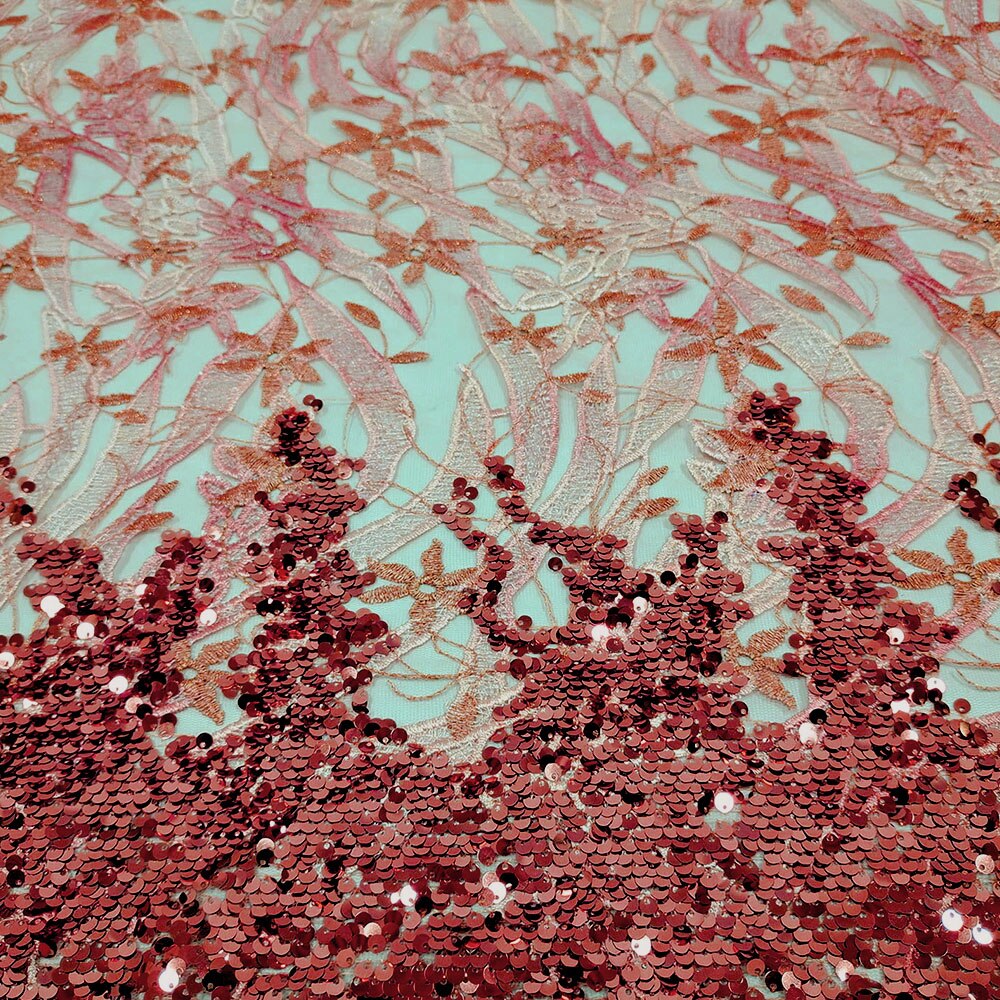 5 Yards High Quality Sequin French Tulle Lace