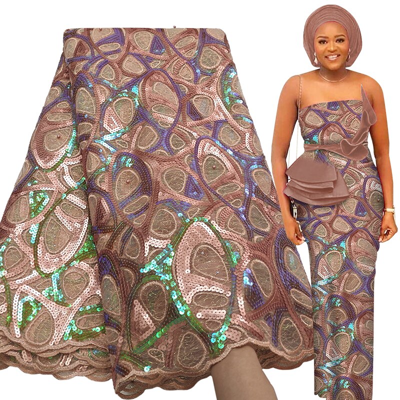 Pebble Print French Lace
