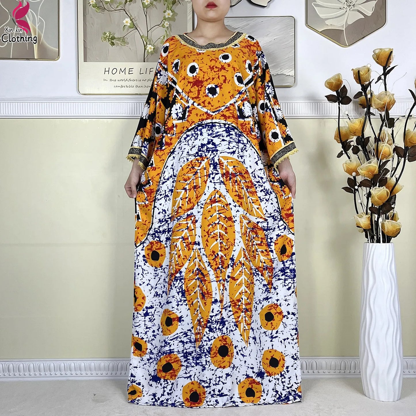 Traditional print Kaftan