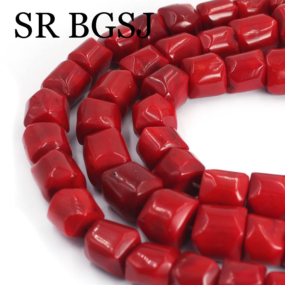 Jewelry Dubai 12-14mm Red / Coral Large Beads Strand 15"