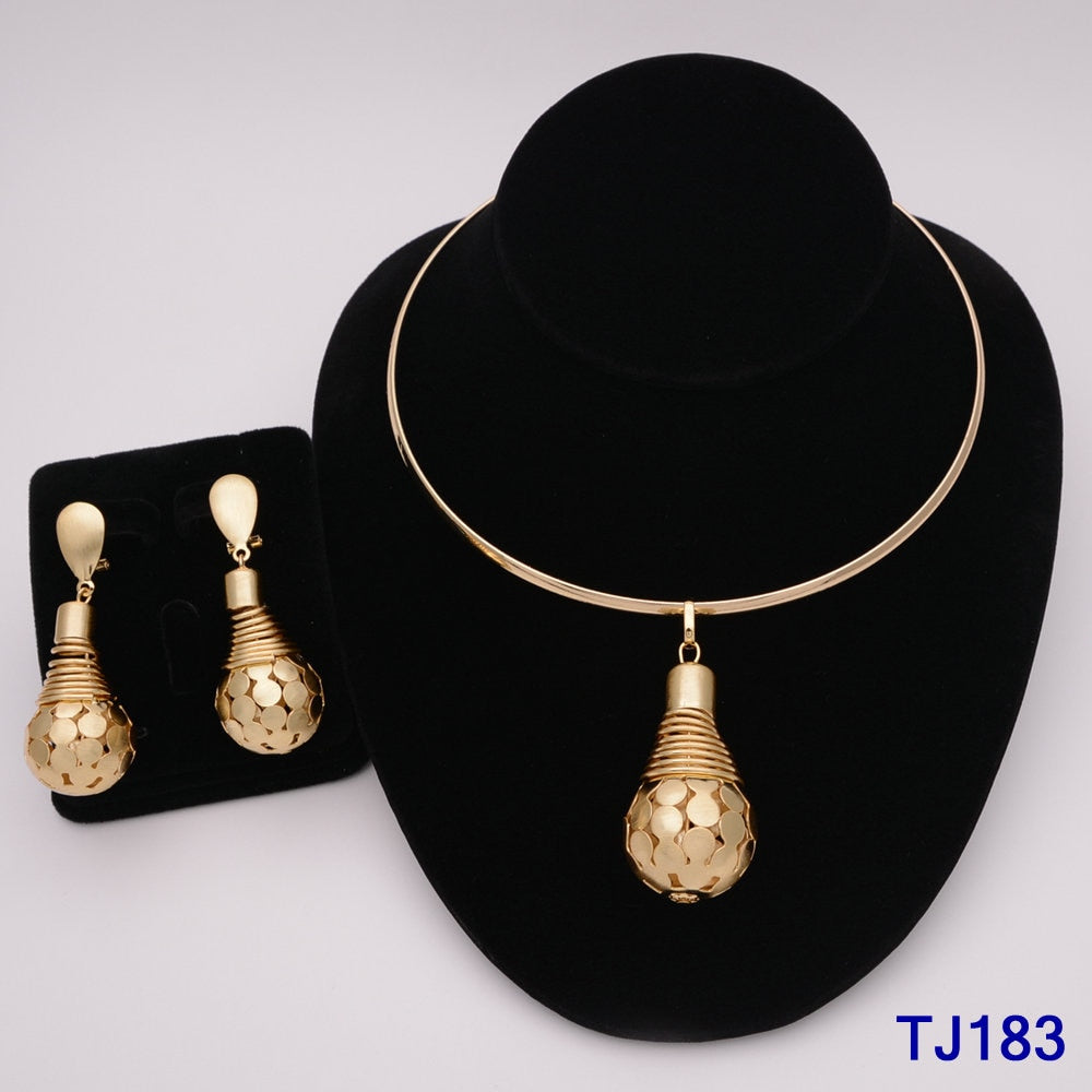 Jewelry Set Dubai Gold Color
