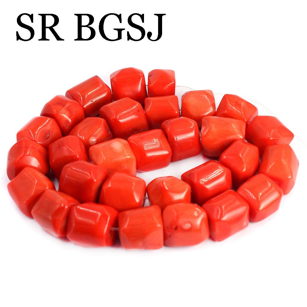 Jewelry Dubai 12-14mm Red / Coral Large Beads Strand 15"