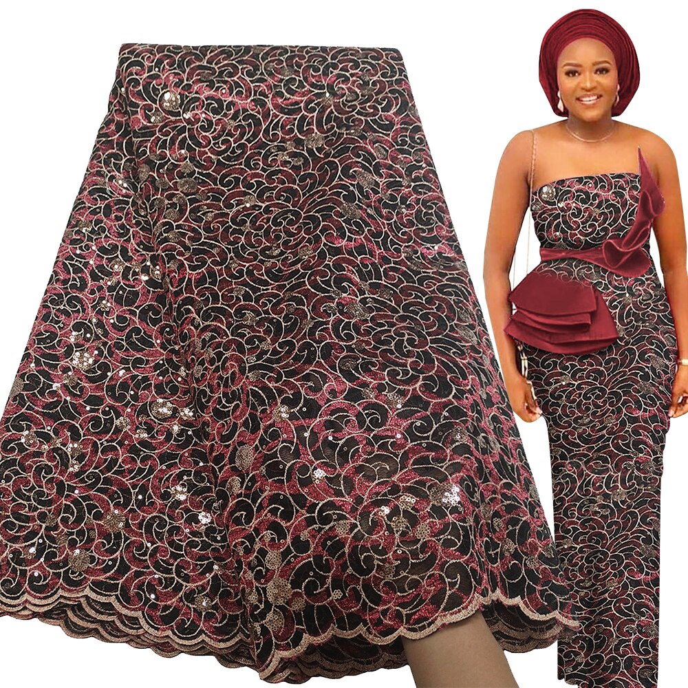 Sequence Embroidery 5 Yards French Lace