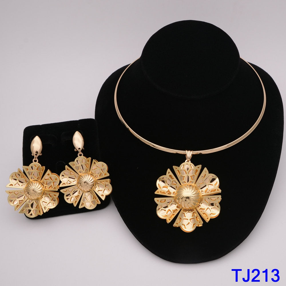 Jewelry Set Dubai Gold Color