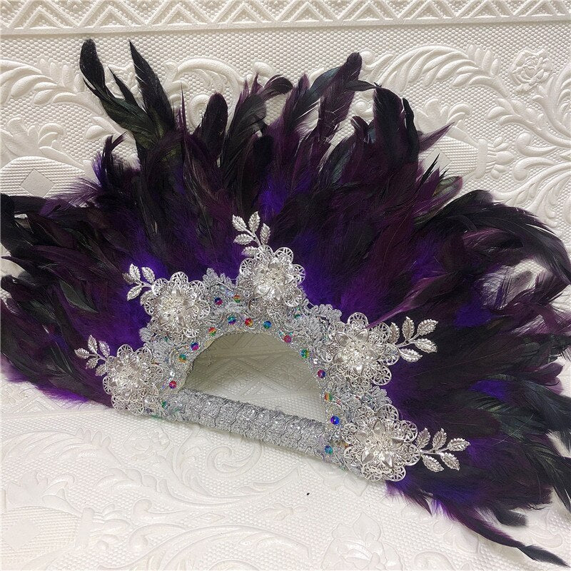 High Quality Feather Fan Big Size