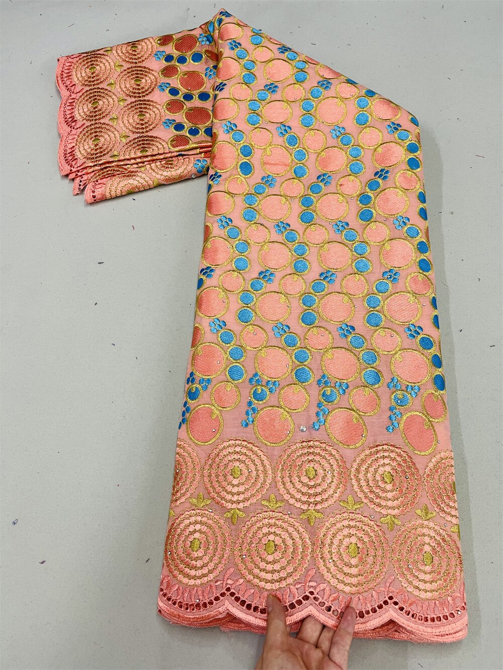Lace Fabric With Stones