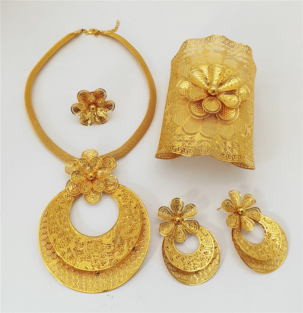 Dubai Gold Jewelry Sets