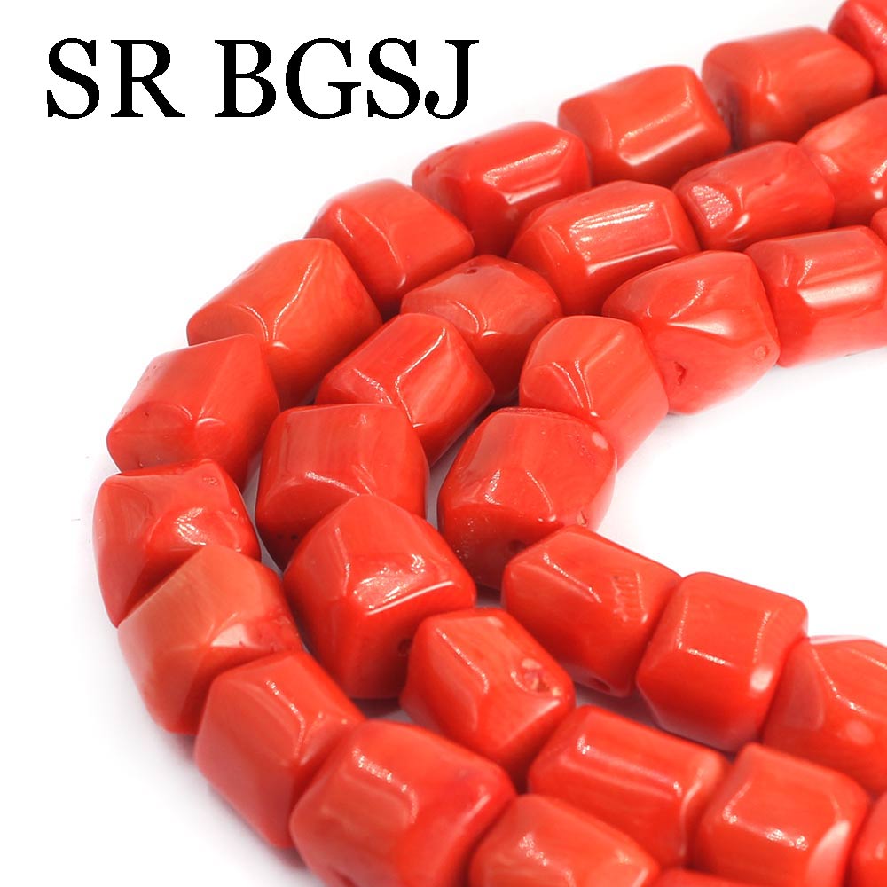 Jewelry Dubai 12-14mm Red / Coral Large Beads Strand 15"