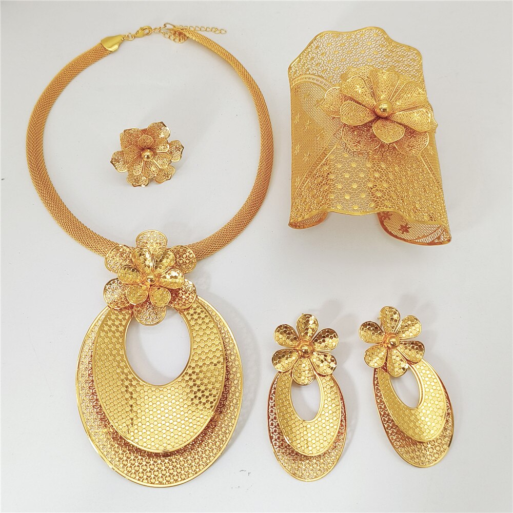 Dubai Gold Jewelry Sets