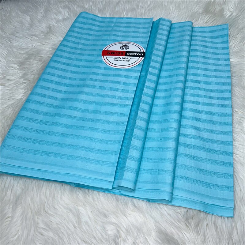 Atiku Fabric For Menswear Robe Dentelle Jacquard Brocade 5Yards