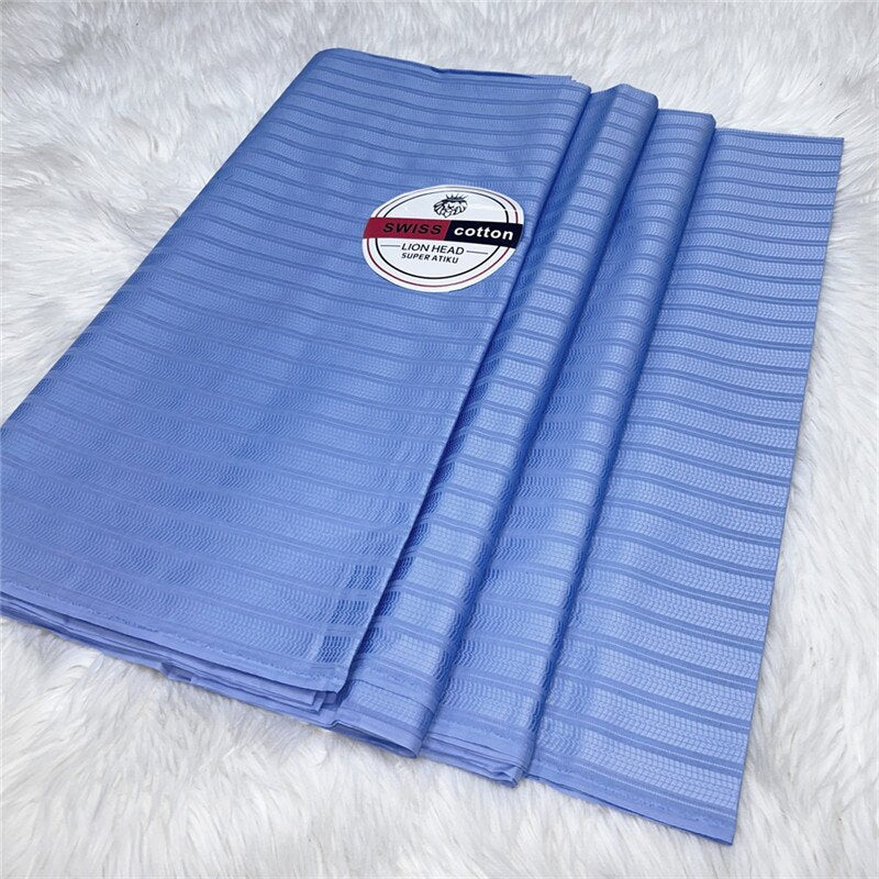Atiku Fabric For Menswear Robe Dentelle Jacquard Brocade 5Yards
