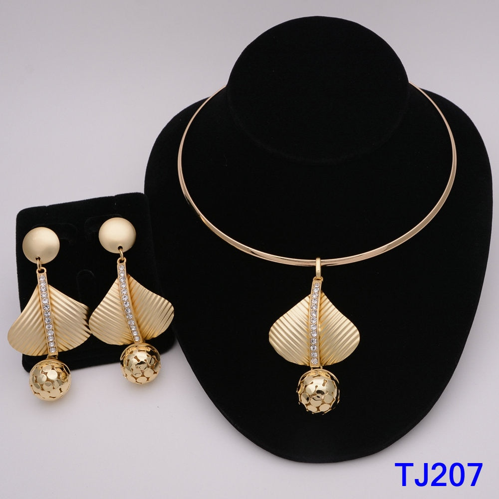 Jewelry Set Dubai Gold Color