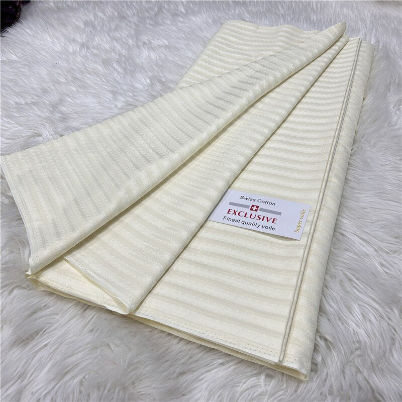 5 Yards Fabrics Soft Atiku Fabric For Men Swiss Material