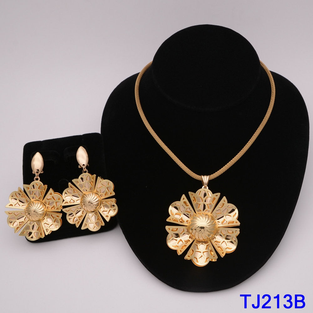 Jewelry Set Dubai Gold Color