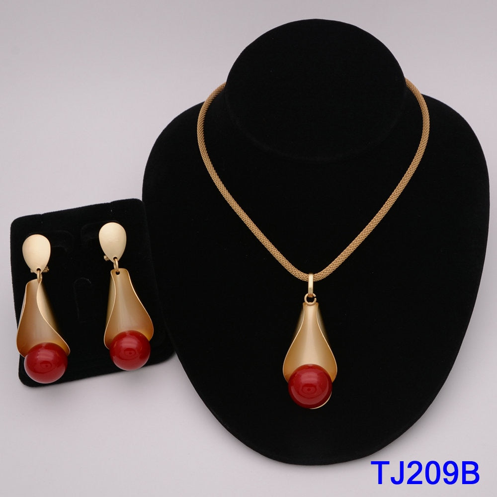 Jewelry Set Dubai Gold Color