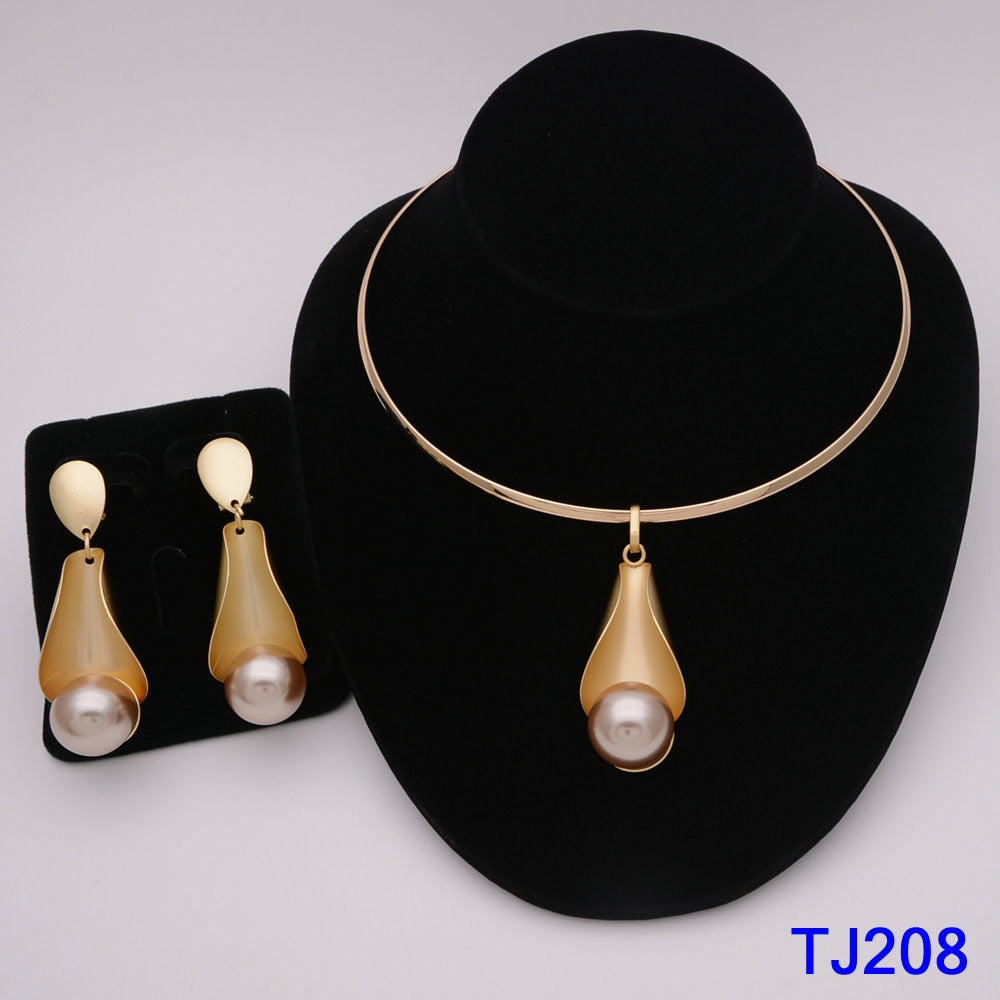 Jewelry Set Dubai Gold Color