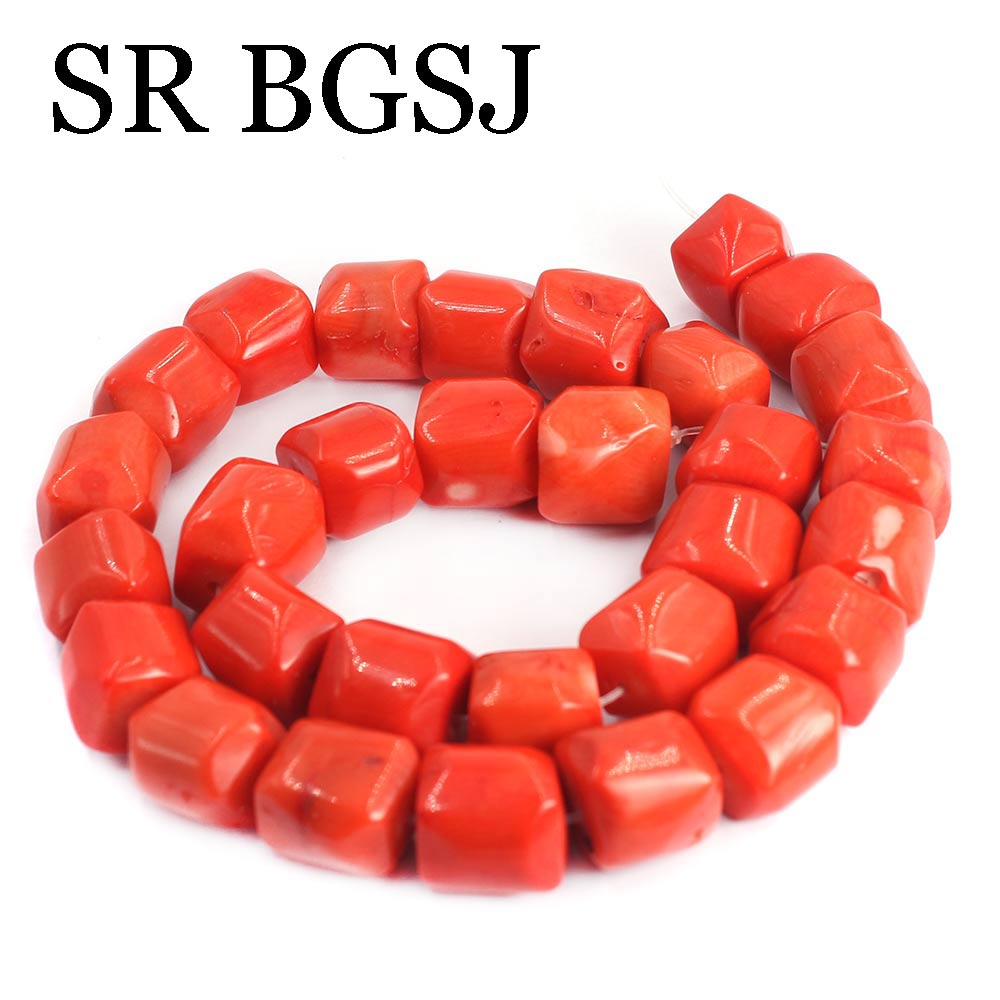 Jewelry Dubai 12-14mm Red / Coral Large Beads Strand 15"