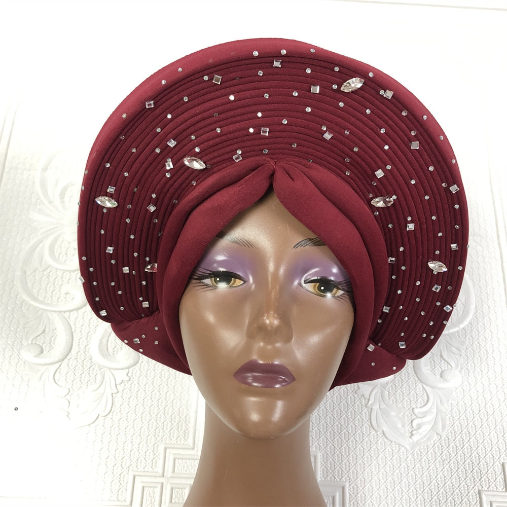 Auto Gele Headtie With Stones