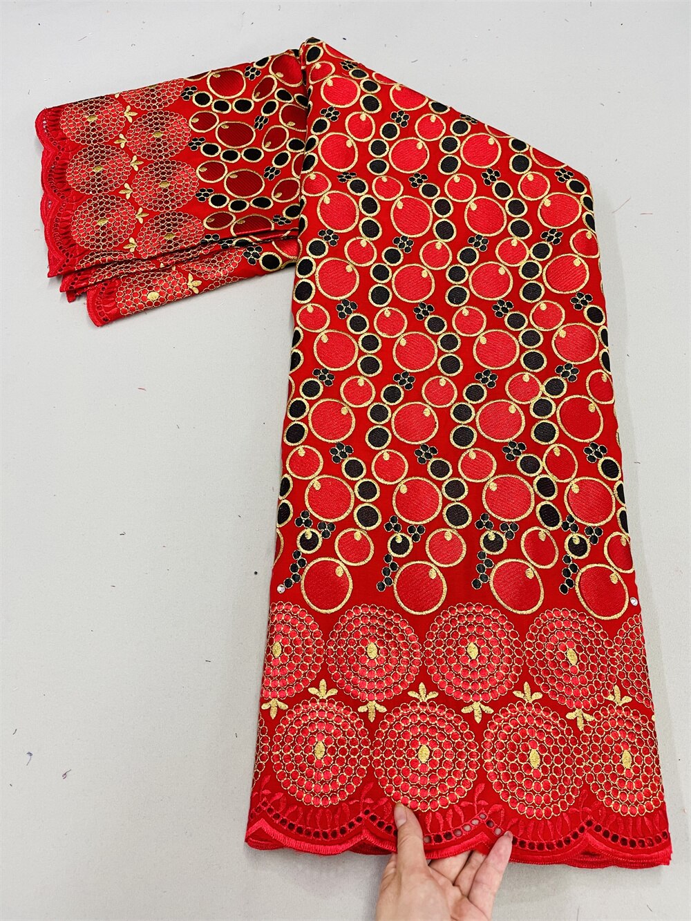 Lace Fabric With Stones