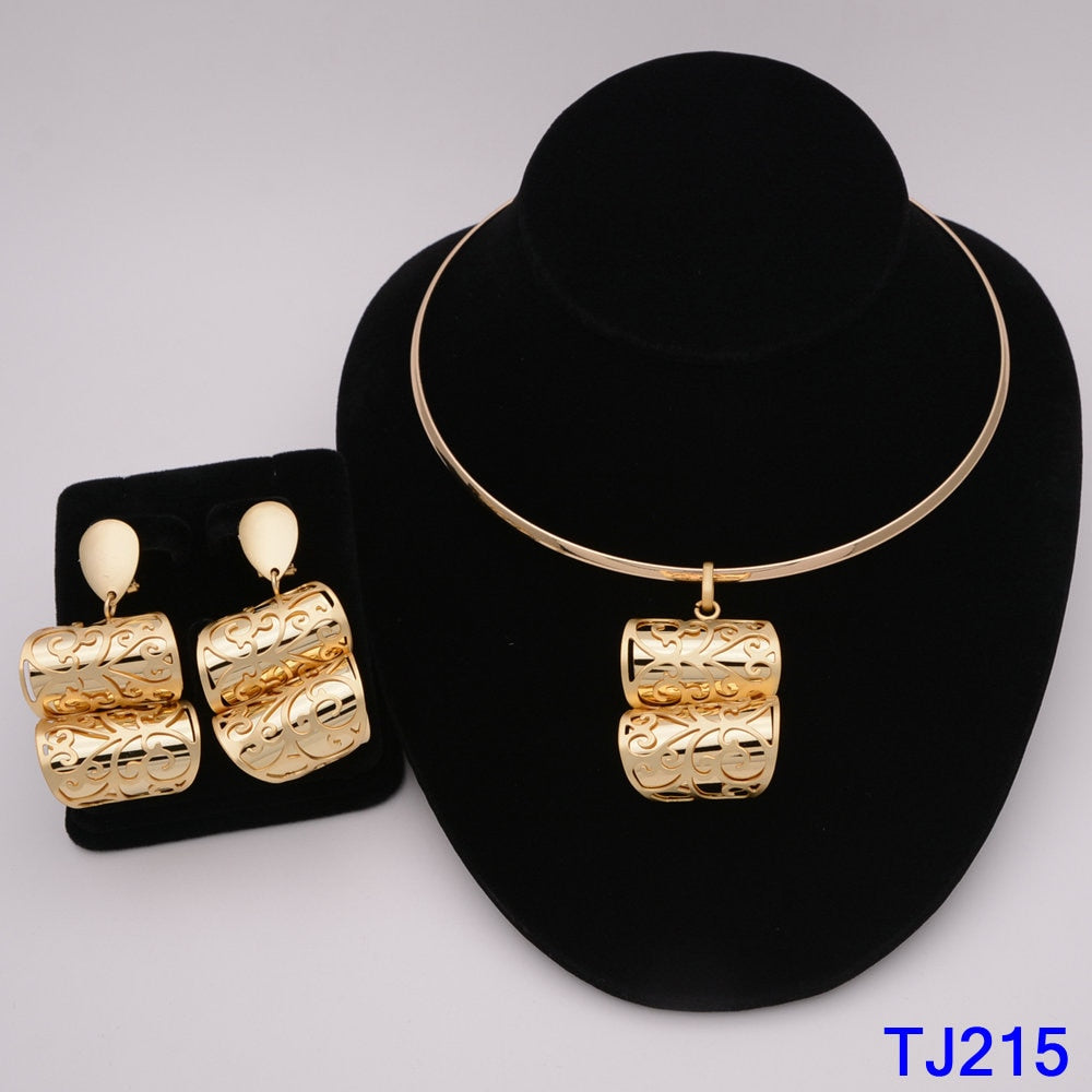 Jewelry Set Dubai Gold Color