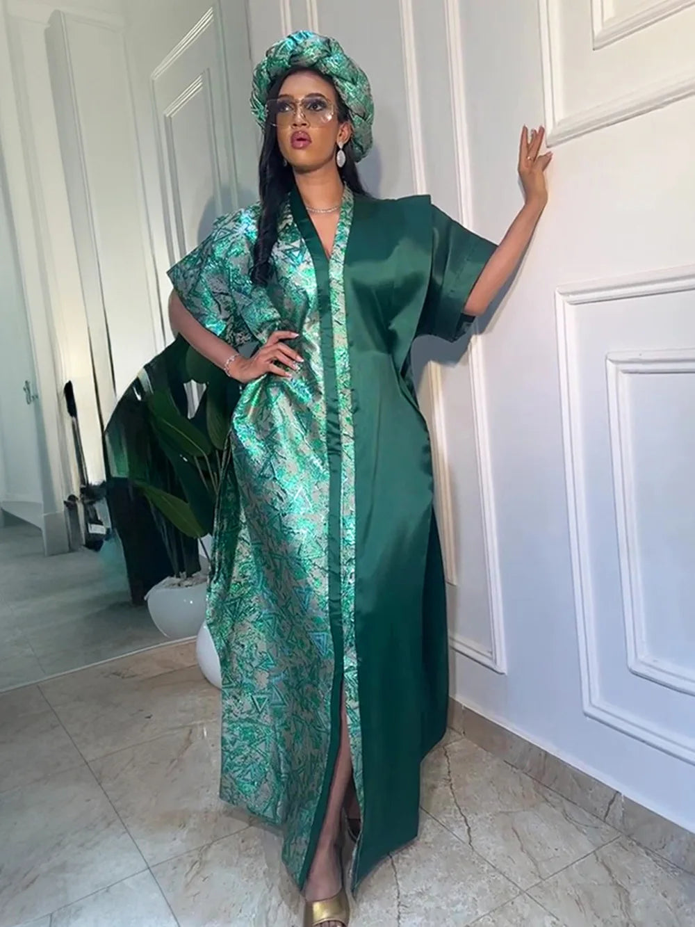 Luxurious Silk Kaftan