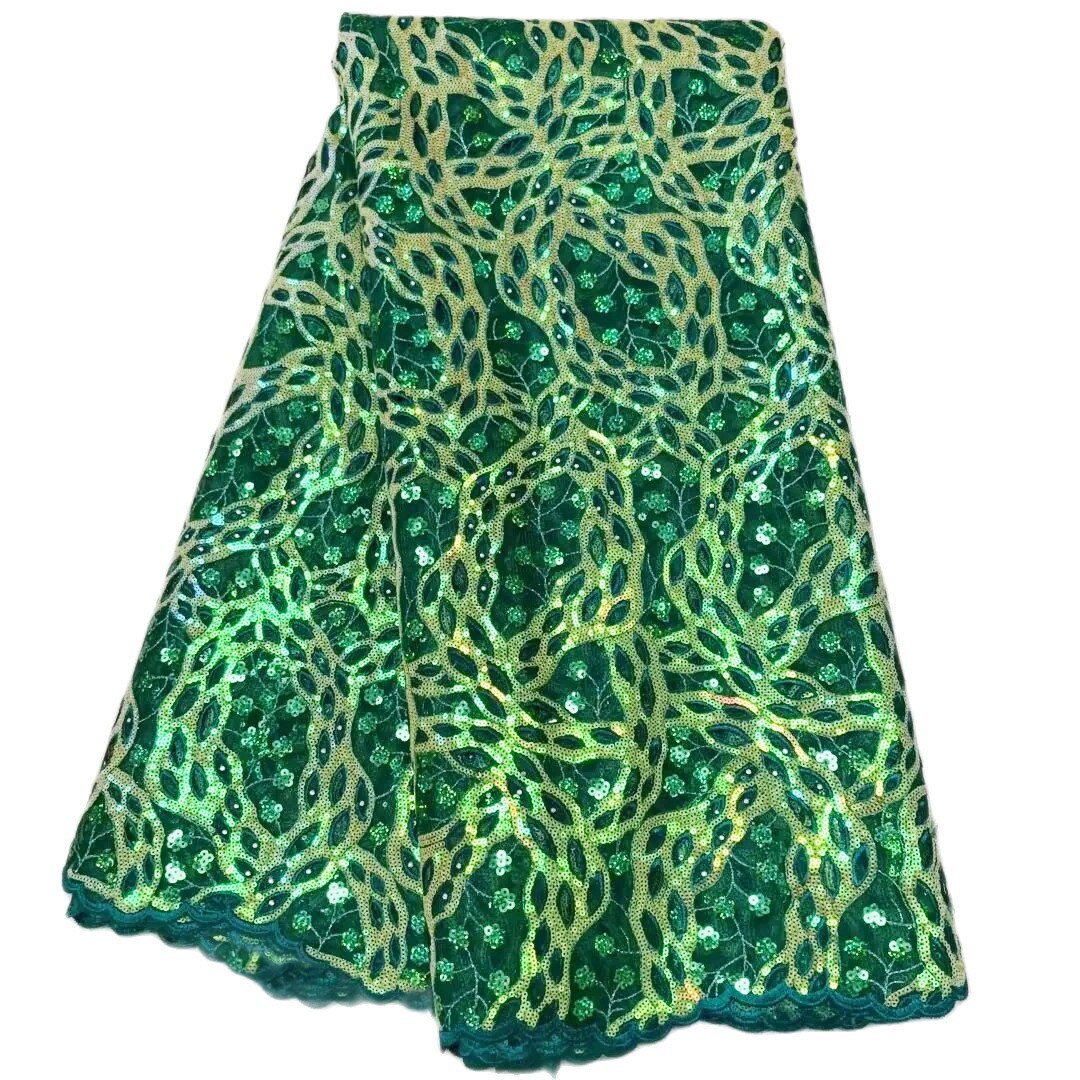 5 Yards Organza Sequins Lace Fabric Mesh Lace Fabric French