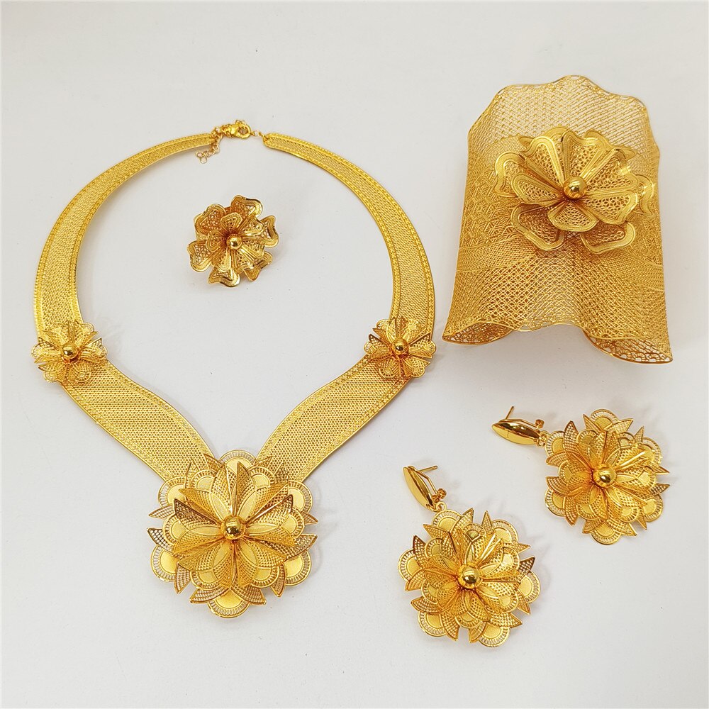 Dubai Gold Jewelry Sets
